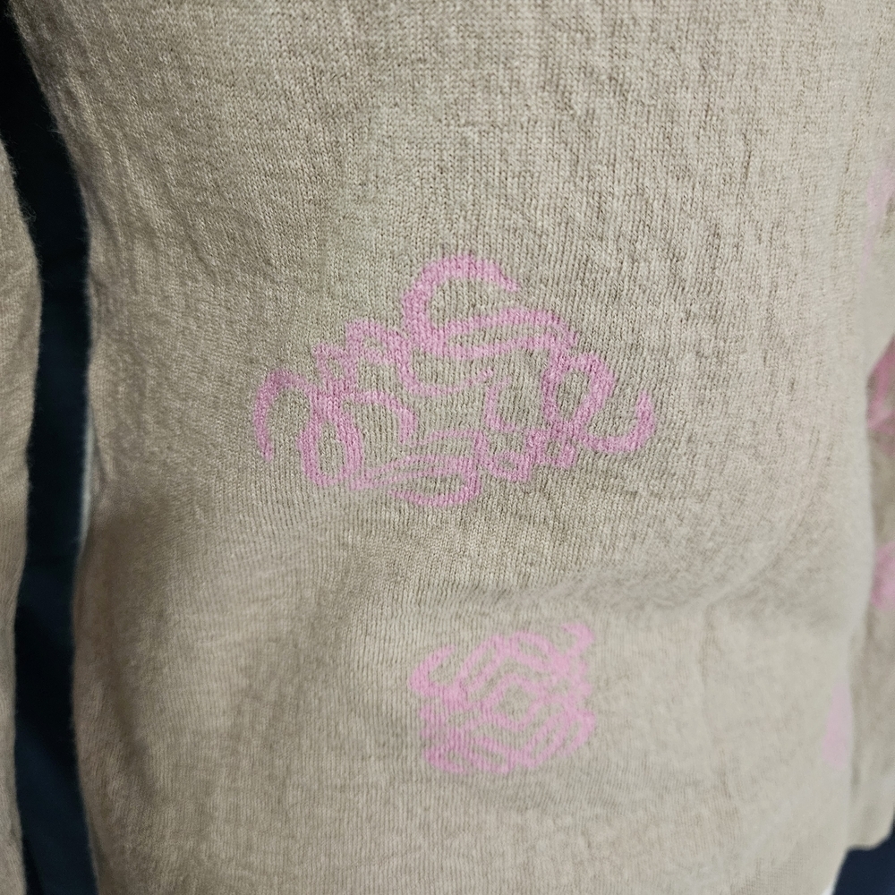 Loewe Women's Beige and Pink Sweater - Picture 8 of 16
